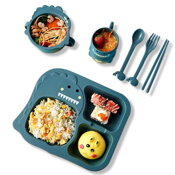 /set baby tableware bowl cup dinner plate spoon fork + chopsticks cute cartoon bamboo fiber kids anti-utensils lj201221
/set baby tableware bowl cup dinner plate spoon fork + chopsticks cute cartoon bamboo fiber kids anti-utensils lj201221