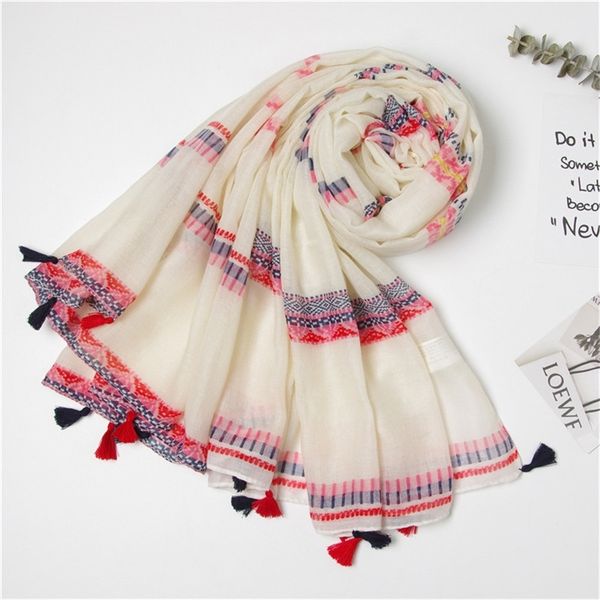 fashion plain striped tassel viscose shawl scarf women print long soft pashmina echarpe foulards muslim hijab y201007, Blue;gray 
fashion plain striped tassel viscose shawl scarf women print long soft pashmina echarpe foulards muslim hijab y201007, Blue;gray