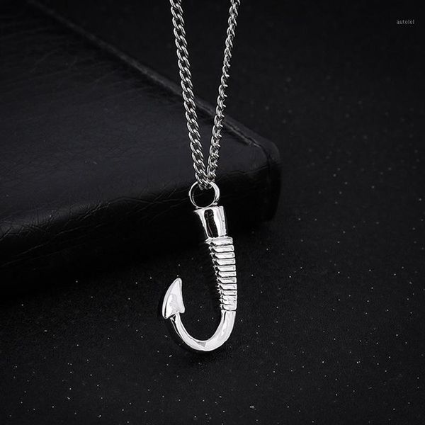1pcs fishhook urn necklace for ashes - cremation jewelry keepsake memorial pendants1, Silver
1pcs fishhook urn necklace for ashes - cremation jewelry keepsake memorial pendants1, Silver