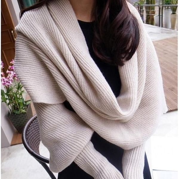 europe and american style new winter wool scarves for men and women with sleeves knitted scarf thick warm high-end fashion 201006, Blue;gray
europe and american style new winter wool scarves for men and women with sleeves knitted scarf thick warm high-end fashion 201006, Blue;gray