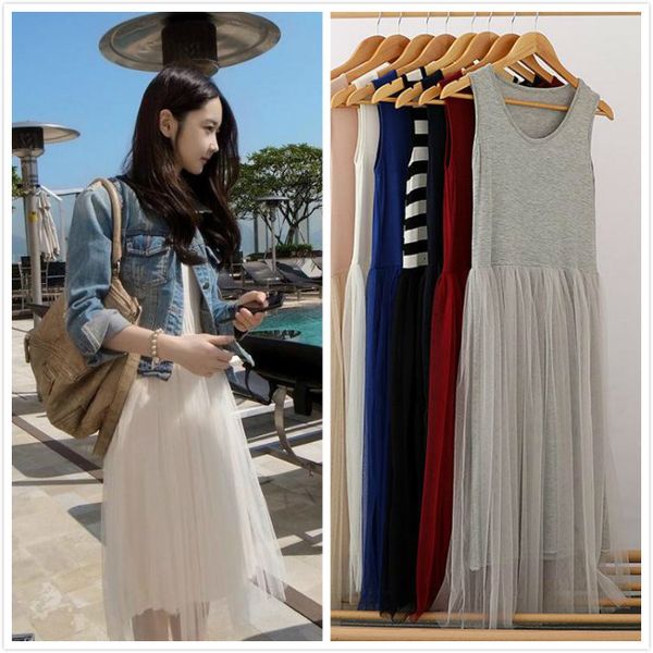 New Female Will See Long-sleeved Modal Vest Waist Dress Net Yarn As Big Shipyards Lr3h, Black;gray
New Female Will See Long-sleeved Modal Vest Waist Dress Net Yarn As Big Shipyards Lr3h, Black;gray