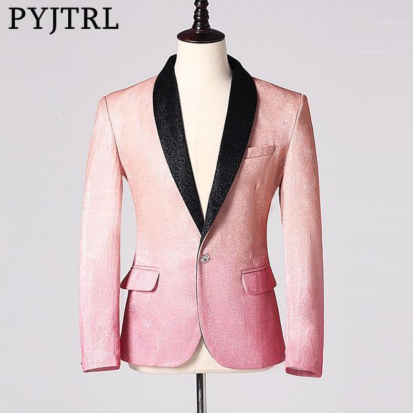 pyjtrl mens stylish shiny champagne pink fashion casual blazers wedding grooms prom party dress suit jacket singers coat costume1, White;black
pyjtrl mens stylish shiny champagne pink fashion casual blazers wedding grooms prom party dress suit jacket singers coat costume1, White;black