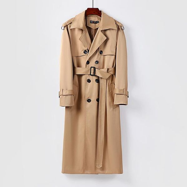 men's trench coats autumn and winter woolen coat windbreaker korean style slim long section painted thick men, Tan;black
men's trench coats autumn and winter woolen coat windbreaker korean style slim long section painted thick men, Tan;black