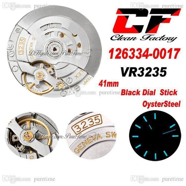 clean cf 41 126334-0017 vr3235 automatic mens watch fluted bezel black dial stick markers 904l steel oystersteel bracelet super edition watc, Slivery;brown
clean cf 41 126334-0017 vr3235 automatic mens watch fluted bezel black dial stick markers 904l steel oystersteel bracelet super edition watc, Slivery;brown