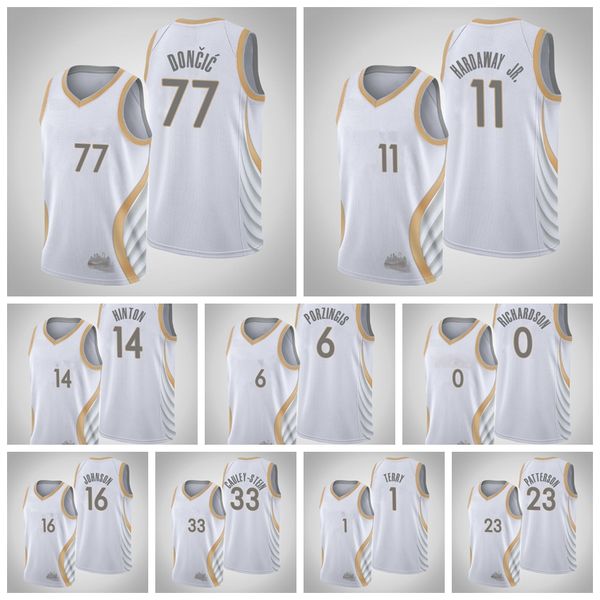 2020-21 men luka 77 doncic freddie gillespie wes 6 iwundu devonte patterson james johnson nate hinton white jersey, Black;red
2020-21 men luka 77 doncic freddie gillespie wes 6 iwundu devonte patterson james johnson nate hinton white jersey, Black;red