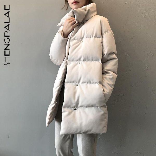 shengpalae 2020 new cotton-padded clothes women's mid-length large size solid color bread coat korean thickened parkr zt1161, Black
shengpalae 2020 new cotton-padded clothes women's mid-length large size solid color bread coat korean thickened parkr zt1161, Black
