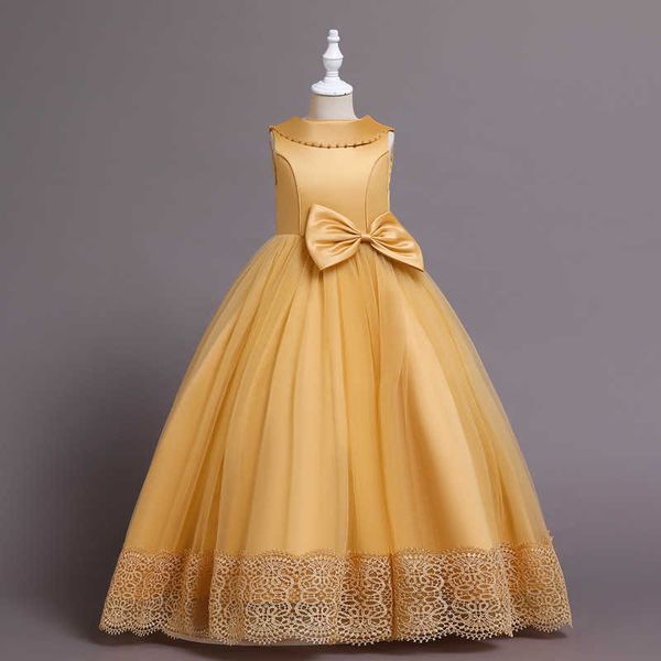 girls' long princess dress girls' piano performance fashion show big children's dress, Red;yellow
girls' long princess dress girls' piano performance fashion show big children's dress, Red;yellow