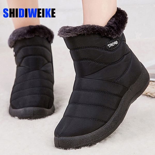 snow women's non-slip winter fur warm ankle boots for women down waterproof booties botas mujer plus 43 201021, Black
snow women's non-slip winter fur warm ankle boots for women down waterproof booties botas mujer plus 43 201021, Black