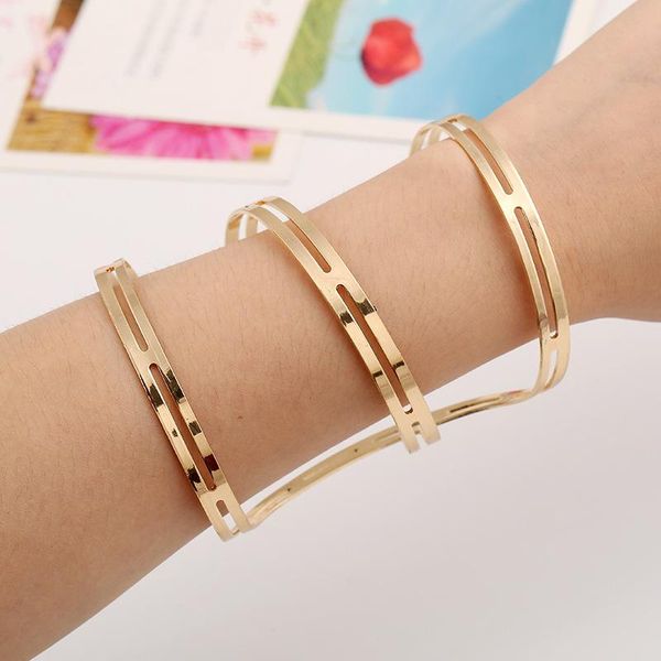 lzhlq 2020 new fashion simple geometric bracelets trendy plated charm bangle jewelry women punk opened hollow alloy, Black
lzhlq 2020 new fashion simple geometric bracelets trendy plated charm bangle jewelry women punk opened hollow alloy, Black