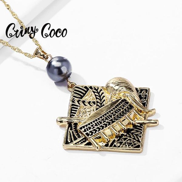 chains cring coco hawaii drum pendant chian necklace fashion bohemian gold color pearl pendants necklaces choker for women gifts, Silver
chains cring coco hawaii drum pendant chian necklace fashion bohemian gold color pearl pendants necklaces choker for women gifts, Silver