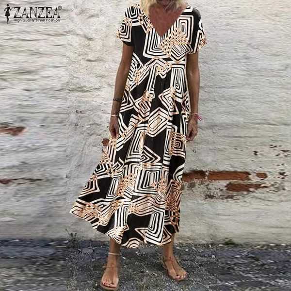 casual dresses floral sundress fashion bohemian printed long dress summer vintage v neck elegant loose holiday kaftan oversized vesti, Black;gray
casual dresses floral sundress fashion bohemian printed long dress summer vintage v neck elegant loose holiday kaftan oversized vesti, Black;gray
