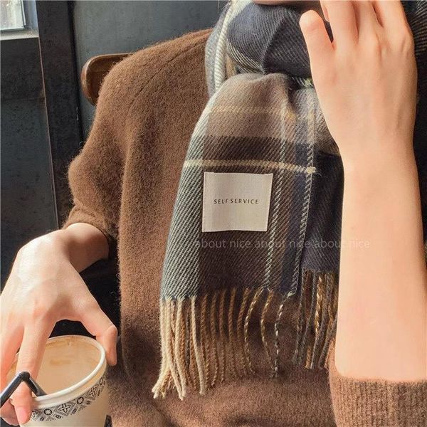 scarves phle plaid fringed scarf ladies winter warm cashmere factory wholesale head headwraps for women satin, Blue;gray
scarves phle plaid fringed scarf ladies winter warm cashmere factory wholesale head headwraps for women satin, Blue;gray