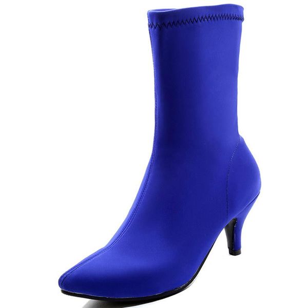 women's mid calf boots shoes high heel ladies large size rubber pointy pointed toe slip-on lace-up rome flock mid-calf, Black
women's mid calf boots shoes high heel ladies large size rubber pointy pointed toe slip-on lace-up rome flock mid-calf, Black