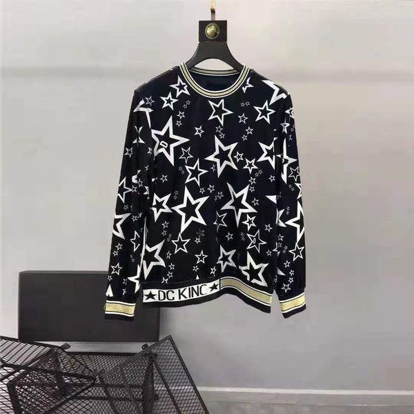 autumn and winter new style with fleece sweaters men star pattern long sleeve jacket tide slim round collar sweaters m-4xl, Black
autumn and winter new style with fleece sweaters men star pattern long sleeve jacket tide slim round collar sweaters m-4xl, Black