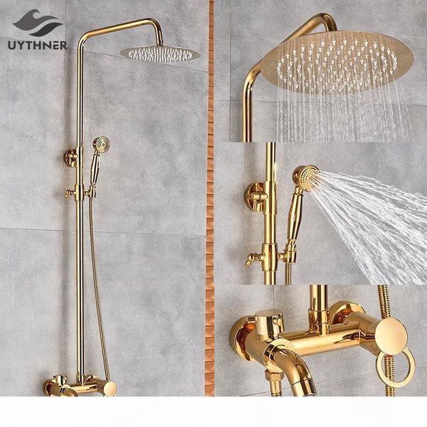 gold polish bathroom rain shower faucet bath shower mixer tap 8 rainfall head bath shower set bathtub faucet wall mounted bbypwq mj_bag
gold polish bathroom rain shower faucet bath shower mixer tap 8 rainfall head bath shower set bathtub faucet wall mounted bbypwq mj_bag
