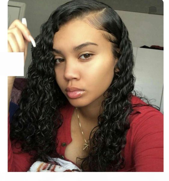glueless deep wave lace front wigs 18inch unprocessed brazilian virgin human hair wig pre plucked natural with baby hair wig for black women, Black;brown
glueless deep wave lace front wigs 18inch unprocessed brazilian virgin human hair wig pre plucked natural with baby hair wig for black women, Black;brown