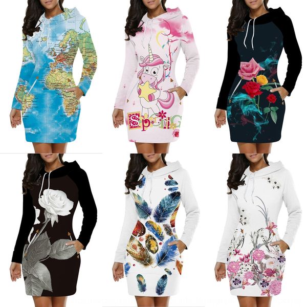 3d printed and winter hooded long-sleeved mid-length 3d printed autumn and coat sweater winter women's hooded long-sleeved sweater mid, Black
3d printed and winter hooded long-sleeved mid-length 3d printed autumn and coat sweater winter women's hooded long-sleeved sweater mid, Black