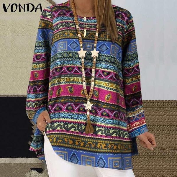 women's blouses & shirts tunic pattern printed women retro blouse vonda 2021 spring casual loose long sleeve blusas beach party plus s, White
women's blouses & shirts tunic pattern printed women retro blouse vonda 2021 spring casual loose long sleeve blusas beach party plus s, White