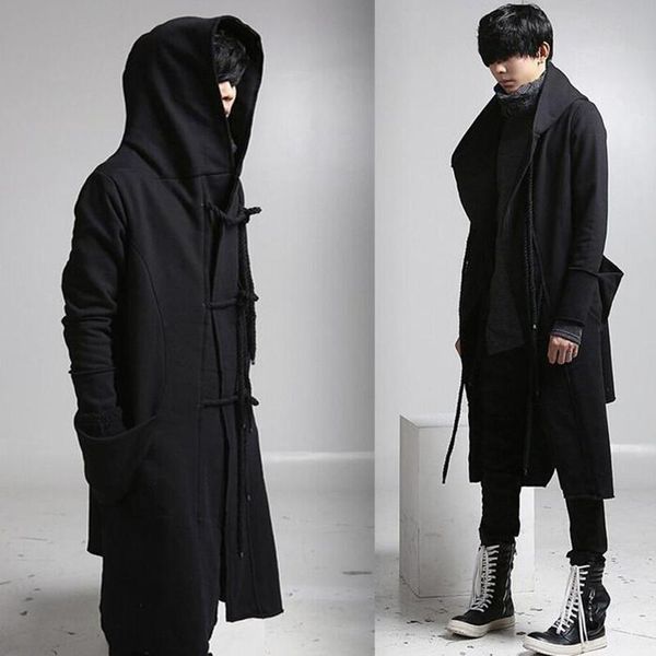 men's trench coats mens casual wool overcoat hooded fashion long coat men hip hop black hoodie jacket, Tan;black
men's trench coats mens casual wool overcoat hooded fashion long coat men hip hop black hoodie jacket, Tan;black
