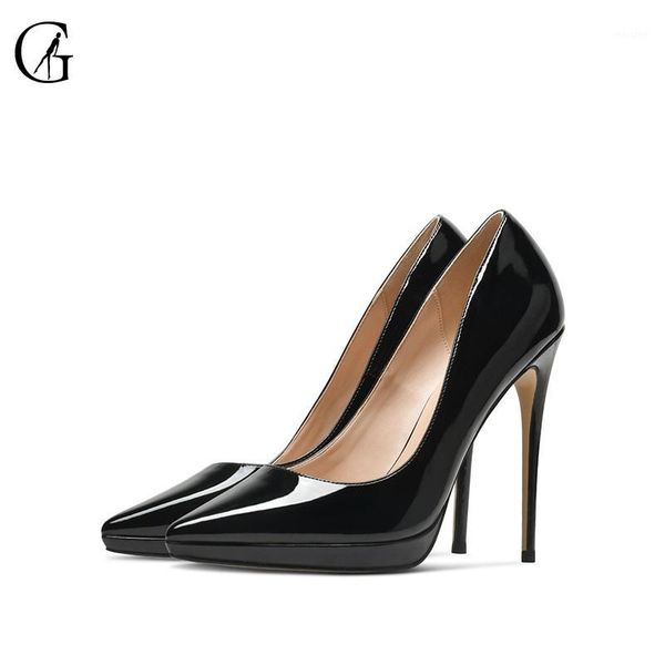 dress shoes goxeou women's pumps 4 colors patent leather pointed toe waterproof platform high heels fashion ladies size 33-461, Black
dress shoes goxeou women's pumps 4 colors patent leather pointed toe waterproof platform high heels fashion ladies size 33-461, Black