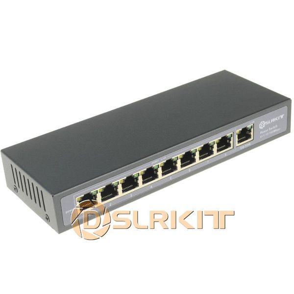 network switches dslrkit 9 ports 8 poe injector power over ethernet switch 4,5+/7,8- ip cameras without adapter
network switches dslrkit 9 ports 8 poe injector power over ethernet switch 4,5+/7,8- ip cameras without adapter