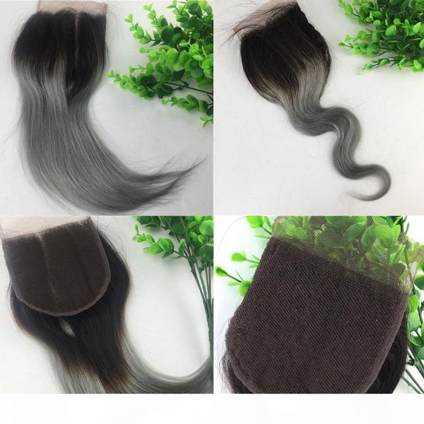 4x4 lace closure ombre blonde 1b grey two tone human hair brazilian virgin hair straight body wave bleached knots part swiss lace, Black
4x4 lace closure ombre blonde 1b grey two tone human hair brazilian virgin hair straight body wave bleached knots part swiss lace, Black