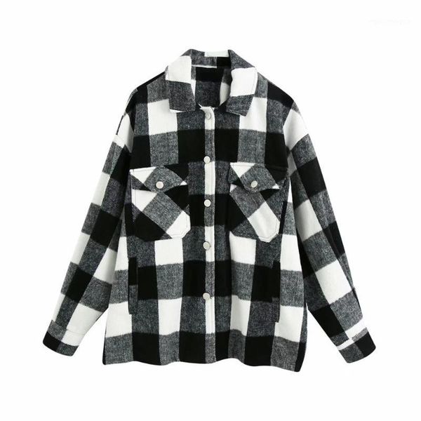 women's jackets women's jacket vintage stylish pockets plaid 2021 lapel collar long sleeve loose outerwear chic femme robe1, Black;brown
women's jackets women's jacket vintage stylish pockets plaid 2021 lapel collar long sleeve loose outerwear chic femme robe1, Black;brown