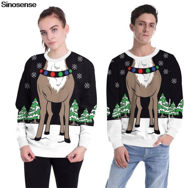 ugly christmas sweater 3d funny reindeer sweater men women autumn winter holiday party xmas sweatshirt chrsitmas jumper, White;black
ugly christmas sweater 3d funny reindeer sweater men women autumn winter holiday party xmas sweatshirt chrsitmas jumper, White;black