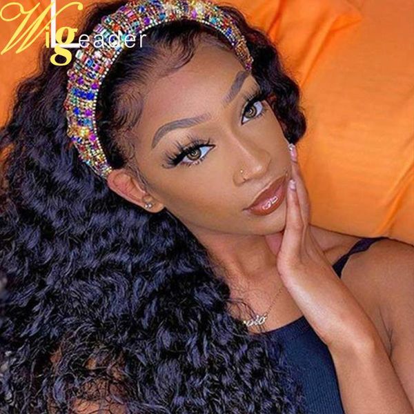lace wigs wigleader remy human hair headbands 200% density water wave bands women, Black;brown
lace wigs wigleader remy human hair headbands 200% density water wave bands women, Black;brown