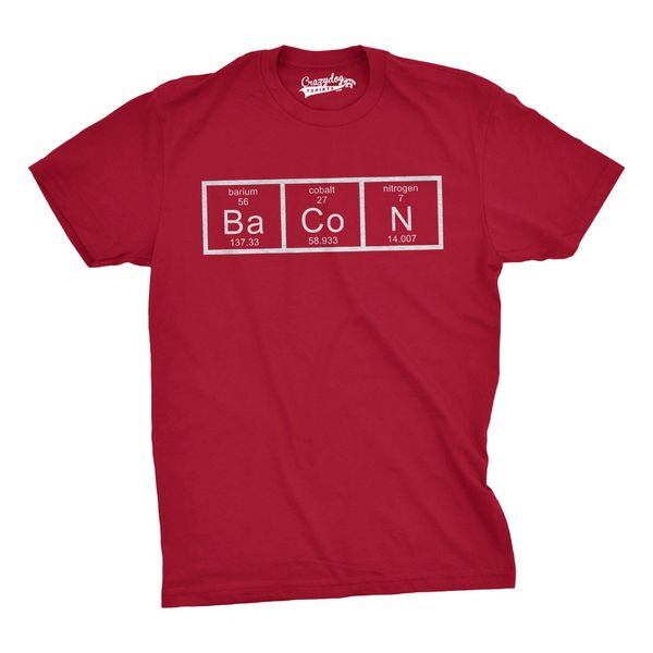 s the chemistry of bacon t shirt funny brunch periodic table science summer fashion slim print tee shirt sport hooded sweatshirt hoodi
s the chemistry of bacon t shirt funny brunch periodic table science summer fashion slim print tee shirt sport hooded sweatshirt hoodi