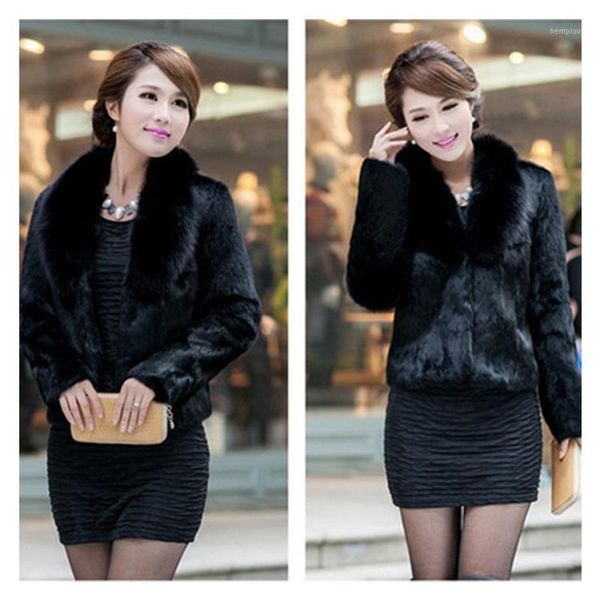 faux fur coat women elegant winter thick fluffy long sleeve solid warm outerwear luxury fur jacket elegant mujer bontjas1, Black 
faux fur coat women elegant winter thick fluffy long sleeve solid warm outerwear luxury fur jacket elegant mujer bontjas1, Black