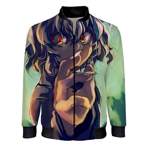men's jackets anime x 3d printed men fashion stand collar zipper jacket spring autumn casual trendy streetwear male coat, Black;brown
men's jackets anime x 3d printed men fashion stand collar zipper jacket spring autumn casual trendy streetwear male coat, Black;brown