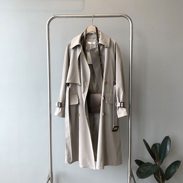 2021 new sleeve turn down collar double breasted women long trench coat femme abrigo streetwear uz4f, Tan;black
2021 new sleeve turn down collar double breasted women long trench coat femme abrigo streetwear uz4f, Tan;black