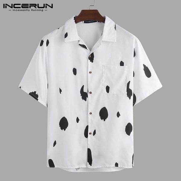 2020 printed men casual shirt short sleeve lapel button summer hawaiian shirts men breathable streetwear chic camisa incerun 3xl, White;black
2020 printed men casual shirt short sleeve lapel button summer hawaiian shirts men breathable streetwear chic camisa incerun 3xl, White;black