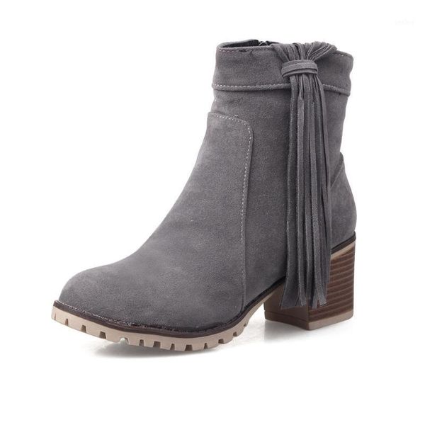 lady boots winter shoes for women luxury designer round toe boots-women 2020 high heel rubber autumn mid calf fashion1, Black
lady boots winter shoes for women luxury designer round toe boots-women 2020 high heel rubber autumn mid calf fashion1, Black
