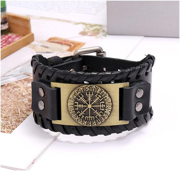 eif dock men's wide viking leather wrap bracelets rock punk compass charm male wrist jewelry length adjustable qylucp
eif dock men's wide viking leather wrap bracelets rock punk compass charm male wrist jewelry length adjustable qylucp
