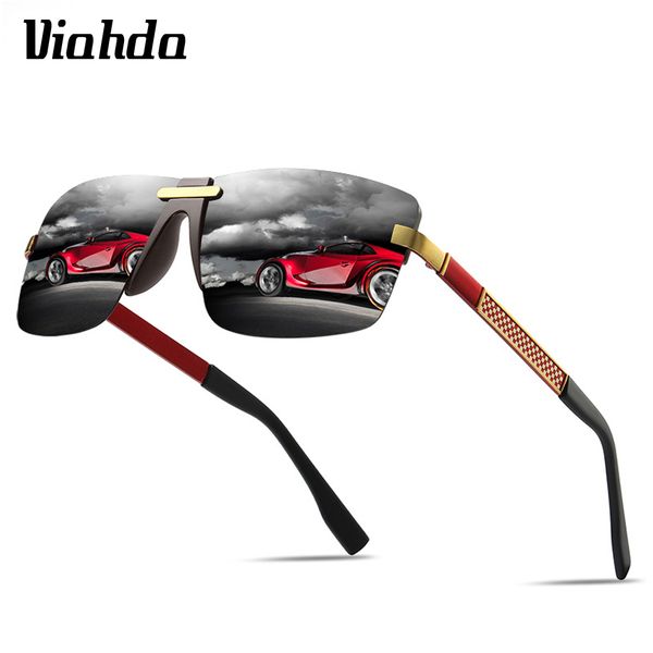 sunglasses viahda hd polarized men rimless designer gafas masculino polarizado, White;black
sunglasses viahda hd polarized men rimless designer gafas masculino polarizado, White;black