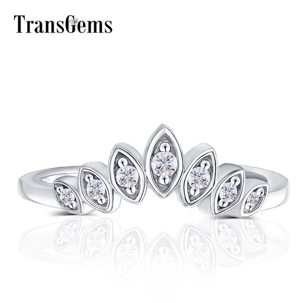 transgems 10k white gold center marquise shape round f colorless moissanite crown engagement ring wedding band y200620, Slivery;golden
transgems 10k white gold center marquise shape round f colorless moissanite crown engagement ring wedding band y200620, Slivery;golden