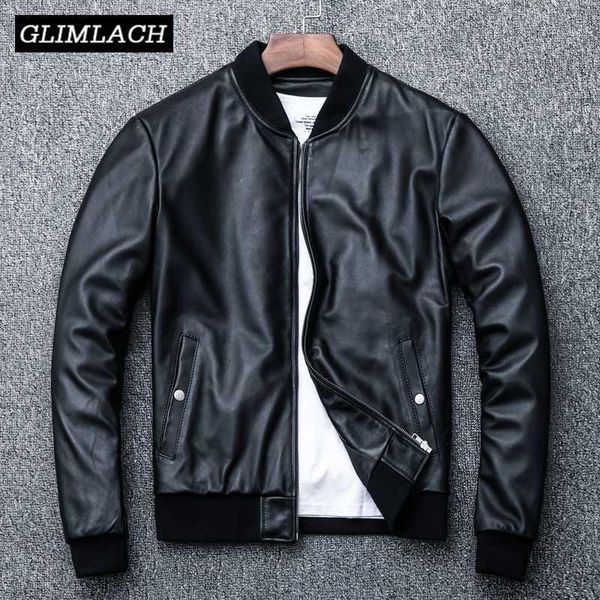 2020 sheepskin real leather motorcycle bomber jacket men aviation flight genuine leather coats black large size outwear1
2020 sheepskin real leather motorcycle bomber jacket men aviation flight genuine leather coats black large size outwear1