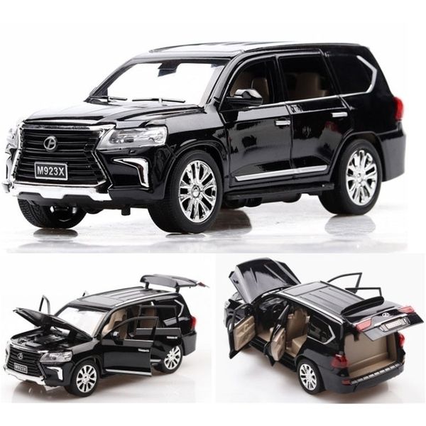 1:24 lx570 alloy car model famous vehicle length 20cm w/6 doors open excellent for light/sound design kids toys y200109
1:24 lx570 alloy car model famous vehicle length 20cm w/6 doors open excellent for light/sound design kids toys y200109