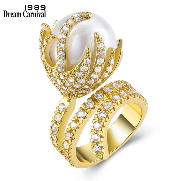 cluster rings dreamcarnival 1989 gorgeous design cz stones paved anniversary gift for love anel anillos created pearl ring wedding sj15435, Golden;silver
cluster rings dreamcarnival 1989 gorgeous design cz stones paved anniversary gift for love anel anillos created pearl ring wedding sj15435, Golden;silver