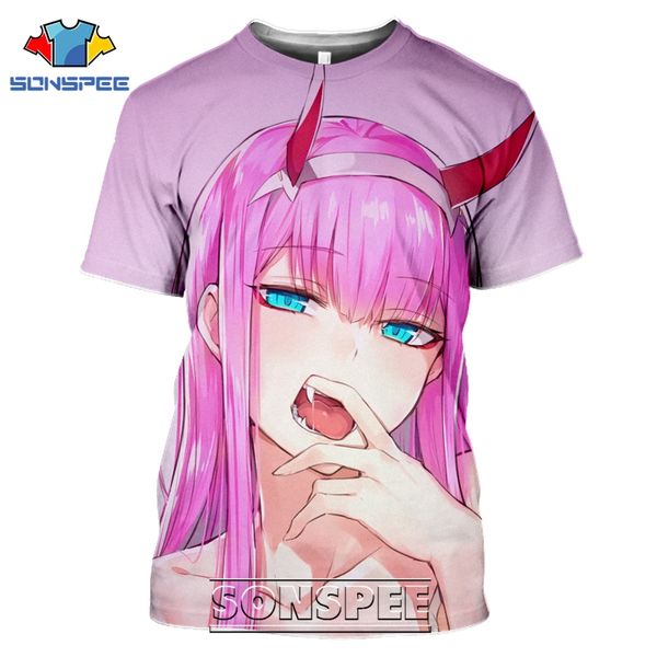 ahegao anime girl 3d print shirts funny horror comics men clothing