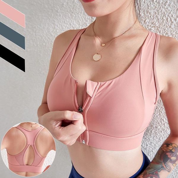 gym clothing salspor fitness women sport bra zipper push up shockproof running underwear tank solid trainning yoga female1, White;black
gym clothing salspor fitness women sport bra zipper push up shockproof running underwear tank solid trainning yoga female1, White;black
