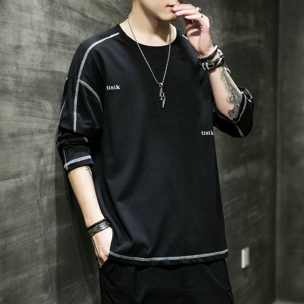 2021 new autumn spring fashion oversize pieces impression long sleeve male tshirt neck shirt t 7u6p, White;black
2021 new autumn spring fashion oversize pieces impression long sleeve male tshirt neck shirt t 7u6p, White;black