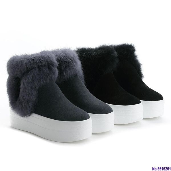 genuine leather boots women winter warm fur sneakers platform snow boots women ankle female causal shoe, Black
genuine leather boots women winter warm fur sneakers platform snow boots women ankle female causal shoe, Black