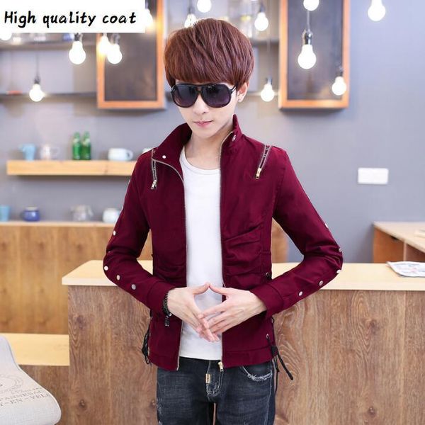 autumn stand collar personality jacket men fashion rivets zipper non-mainstream jackets coat mens thin casual clothes m-3xl, Black
autumn stand collar personality jacket men fashion rivets zipper non-mainstream jackets coat mens thin casual clothes m-3xl, Black