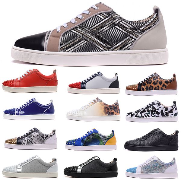 2019 luxury designer mens red bottoms low-cut junior studded spikes flats daily casual shoes for woman leather suede party skateboarding, Black
2019 luxury designer mens red bottoms low-cut junior studded spikes flats daily casual shoes for woman leather suede party skateboarding, Black