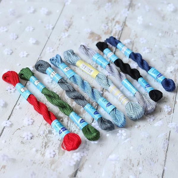 size 5 pearl cotton embroidery floss solid 8 different colors 100% egyptian long staple cotton yarn 15 yards per pc mercerized1, Black;white
size 5 pearl cotton embroidery floss solid 8 different colors 100% egyptian long staple cotton yarn 15 yards per pc mercerized1, Black;white