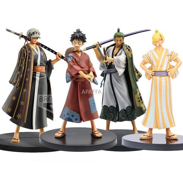 18 cm one piece the grandline men luffy roronoa zoro vinsmoke sanji trafalgar law land of wano country ver. action figure toy 1008
18 cm one piece the grandline men luffy roronoa zoro vinsmoke sanji trafalgar law land of wano country ver. action figure toy 1008