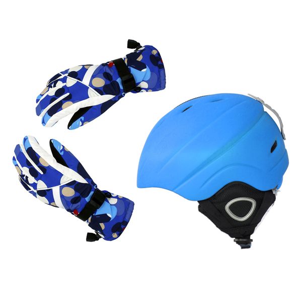 lightweight pro ski snowboard helmet with earmuffs + women waterproof windproof warm ski gloves, Gray;blue
lightweight pro ski snowboard helmet with earmuffs + women waterproof windproof warm ski gloves, Gray;blue